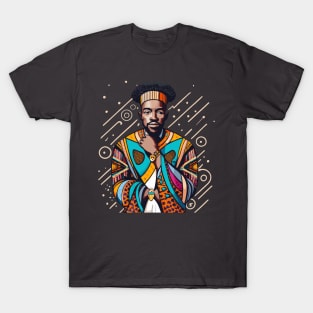 Afrocentric Black Man T-Shirt